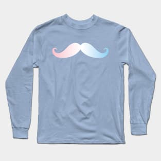 Transgender Mustache Long Sleeve T-Shirt